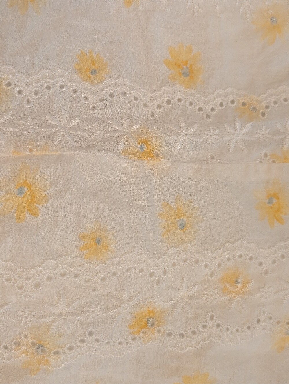 Forever 21 Daisy Eyelet Cottagecore Beachy Skirt XXL 2XL Cotton - Picture 3 of 5